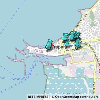 Mappa Via Buscaino, 91100 Trapani TP, Italia (0.951)