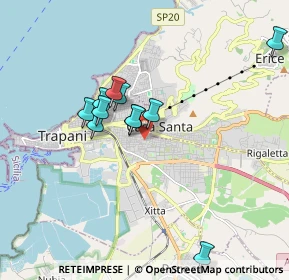 Mappa Via Piazza, 91100 Trapani TP, Italia (1.74727)