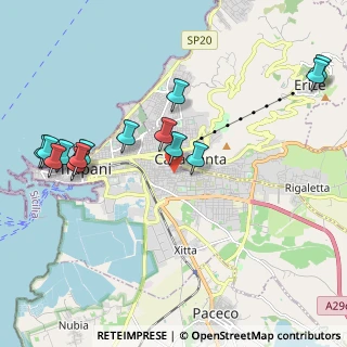 Mappa Via Piazza, 91100 Trapani TP, Italia (2.56286)