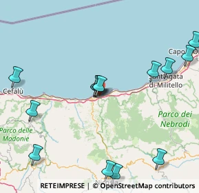 Mappa Lungomare delle Nereidi, 98077 Santo Stefano di Camastra ME, Italia (21.44214)