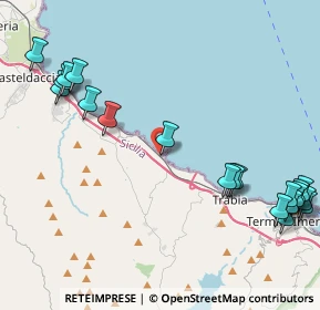 Mappa Corso Umberto I, 90019 Trabia PA, Italia (6.249)