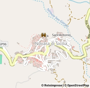Mappa Via Giosuè Carducci, 98058 Novara di Sicilia ME, Italia (0.12692)