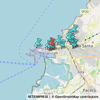 Mappa Via Giudecca, 91100 Trapani TP, Italia (1.276)