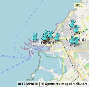 Mappa Via Calvano, 91100 Trapani TP, Italia (1.35909)