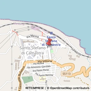 Mappa Via Umberto I, 9, 98077 Santo Stefano di Camastra, Messina (Sicilia)