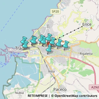 Mappa Viale della Regione Siciliana, 91100 Trapani TP, Italia (1.28545)