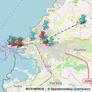 Mappa Viale della Regione Siciliana, 91100 Trapani TP, Italia (2.64429)