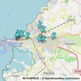Mappa Via Tenente Alberti, 91100 Trapani TP, Italia (1.81364)