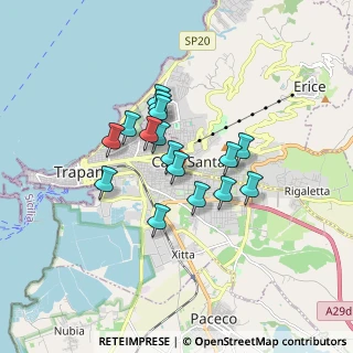 Mappa Viale della Regione Siciliana, 91100 Trapani TP, Italia (1.40438)