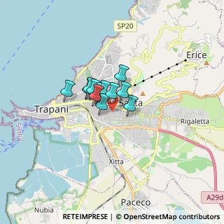 Mappa Via Tenente Alberti, 91100 Trapani TP, Italia (0.91917)