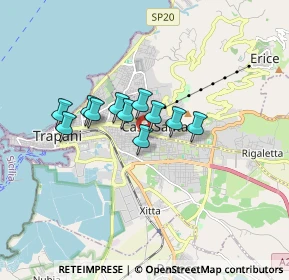 Mappa Via Tenente Alberti, 91100 Trapani TP, Italia (1.28545)