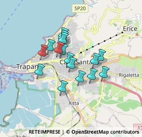 Mappa Via Tenente Alberti, 91100 Trapani TP, Italia (1.40438)