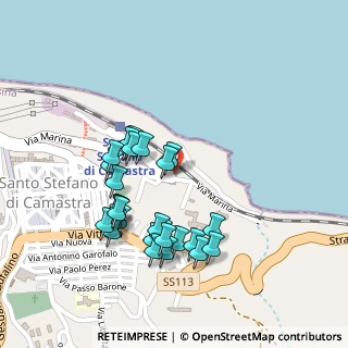 Mappa Via Marina, 98077 Santo Stefano di Camastra ME, Italia (0.24815)