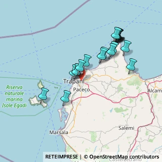 Mappa Erice, 91100 Trapani TP, Italia (16.4555)