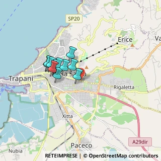 Mappa Erice, 91100 Trapani TP, Italia (1.48182)