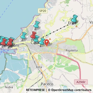Mappa Erice, 91100 Trapani TP, Italia (3.25429)