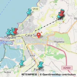Mappa Erice, 91100 Trapani TP, Italia (3.62357)