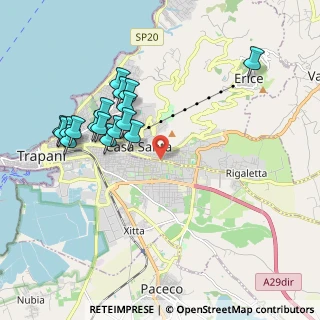 Mappa Erice, 91100 Trapani TP, Italia (2.22059)