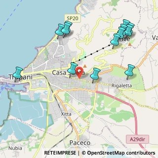 Mappa Erice, 91100 Trapani TP, Italia (2.85154)