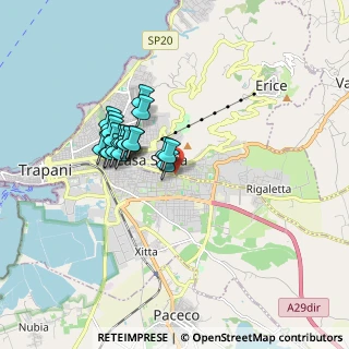 Mappa Erice, 91100 Trapani TP, Italia (1.5485)
