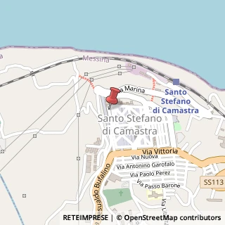 Mappa Via Collegio, 4, 98077 Santo Stefano di Camastra, Messina (Sicilia)