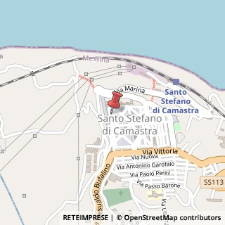 Mappa Via Forno, 22, 98077 Santo Stefano di Camastra ME, Italia, 98077 Santo Stefano di Camastra, Messina (Sicilia)