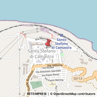 Mappa Via Leonida, 15, 98077 Santo Stefano di Camastra, Messina (Sicilia)