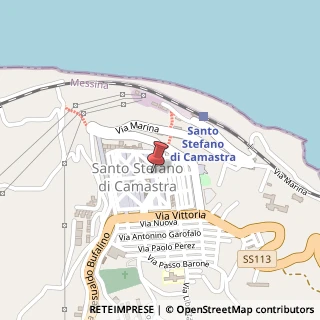 Mappa Corso vittorio emanuele 76, 98148 Santo Stefano di Camastra, Messina (Sicilia)