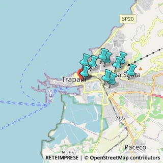 Mappa Via Niso, 91100 Trapani TP, Italia (1.35636)