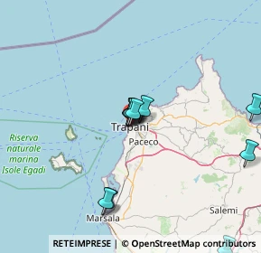 Mappa Via Marinella, 91100 Trapani TP, Italia (14.96091)