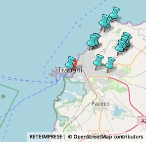 Mappa Piazza Giangiacomo Ciaccio Montalto, 91100 Trapani TP, Italia (4.80286)