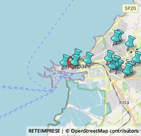 Mappa Via della Cuba, 91100 Trapani TP, Italia (2.33857)