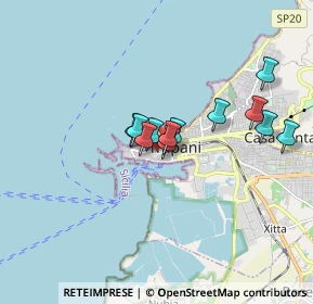Mappa Via della Cuba, 91100 Trapani TP, Italia (1.425)