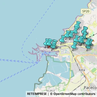 Mappa Via della Cuba, 91100 Trapani TP, Italia (2.42947)