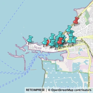 Mappa Via della Cuba, 91100 Trapani TP, Italia (0.75895)