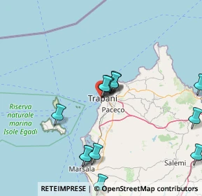 Mappa Via della Cuba, 91100 Trapani TP, Italia (17.36071)