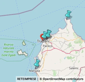 Mappa Via della Cuba, 91100 Trapani TP, Italia (45.43846)