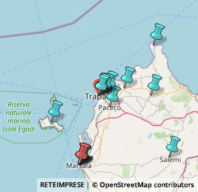 Mappa Via 30 Gennaio, 91100 Trapani TP, Italia (15.78647)