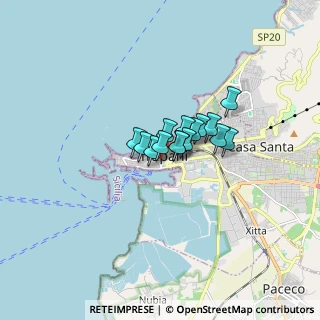 Mappa Via XXX Gennaio, 91100 Trapani TP, Italia (0.92333)