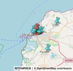 Mappa GIACALONE TIZIANA, 91100 Trapani TP, Italia (1.53)