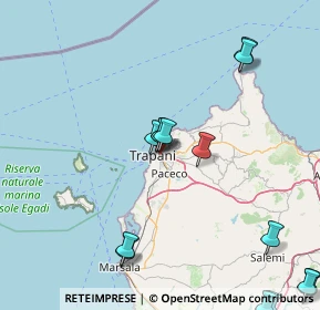 Mappa GIACALONE TIZIANA, 91100 Trapani TP, Italia (25.37)
