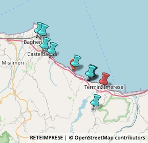 Mappa Sicilia, 90019 Trabia PA, Italia (6.58636)