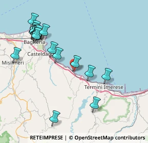 Mappa Sicilia, 90019 Trabia PA, Italia (10.381)