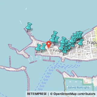 Mappa Via Corallai, 91100 Trapani TP, Italia (0.4615)