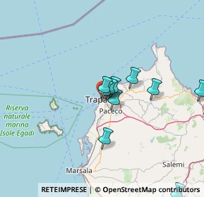 Mappa Via Vito Sorba, 91100 Trapani TP, Italia (15.39455)