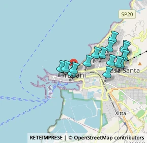Mappa Viale Regina Margherita, 91100 Trapani TP, Italia (1.82125)