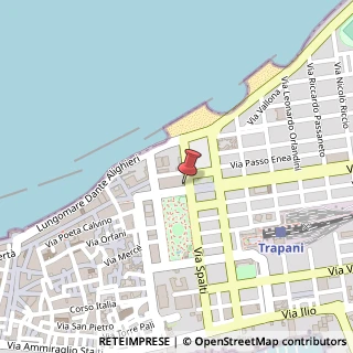 Mappa Piazza Vittorio Emanuele, 1-4, 91100 Trapani, Trapani (Sicilia)