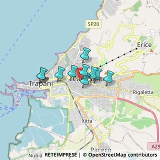 Mappa Via Giuseppe Polizzi, 91100 Trapani TP, Italia (1.28364)