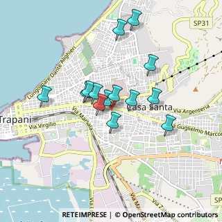 Mappa Via Conte Agostino Pepoli, 91100 Trapani TP, Italia (0.79786)