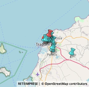 Mappa Via Vespri, 91100 Trapani TP, Italia (2.98182)